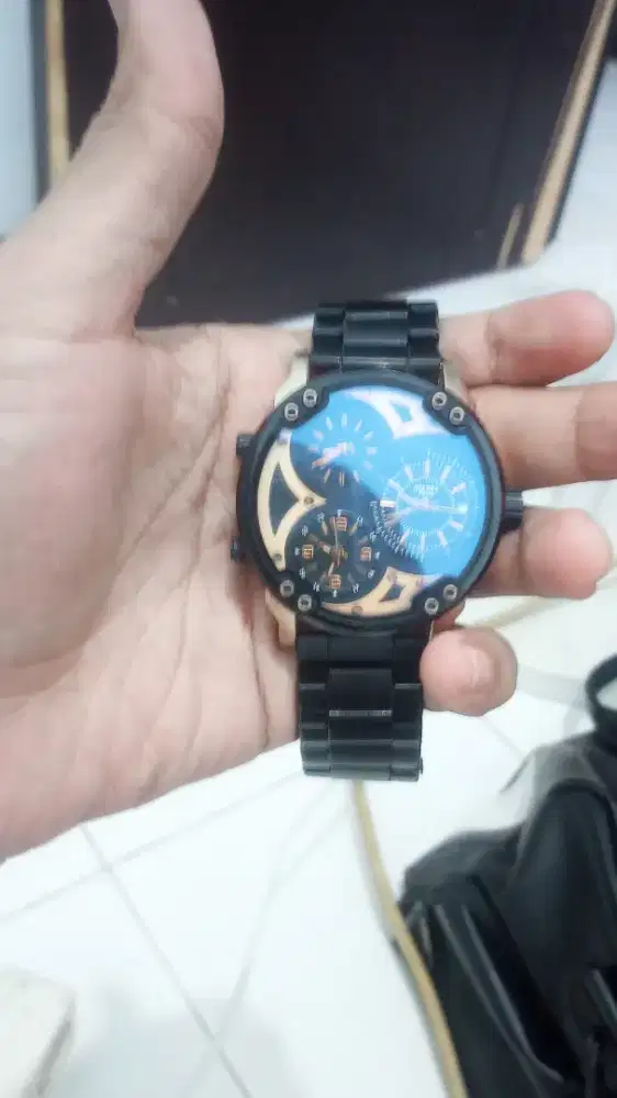 Jam Diesel rose gold black