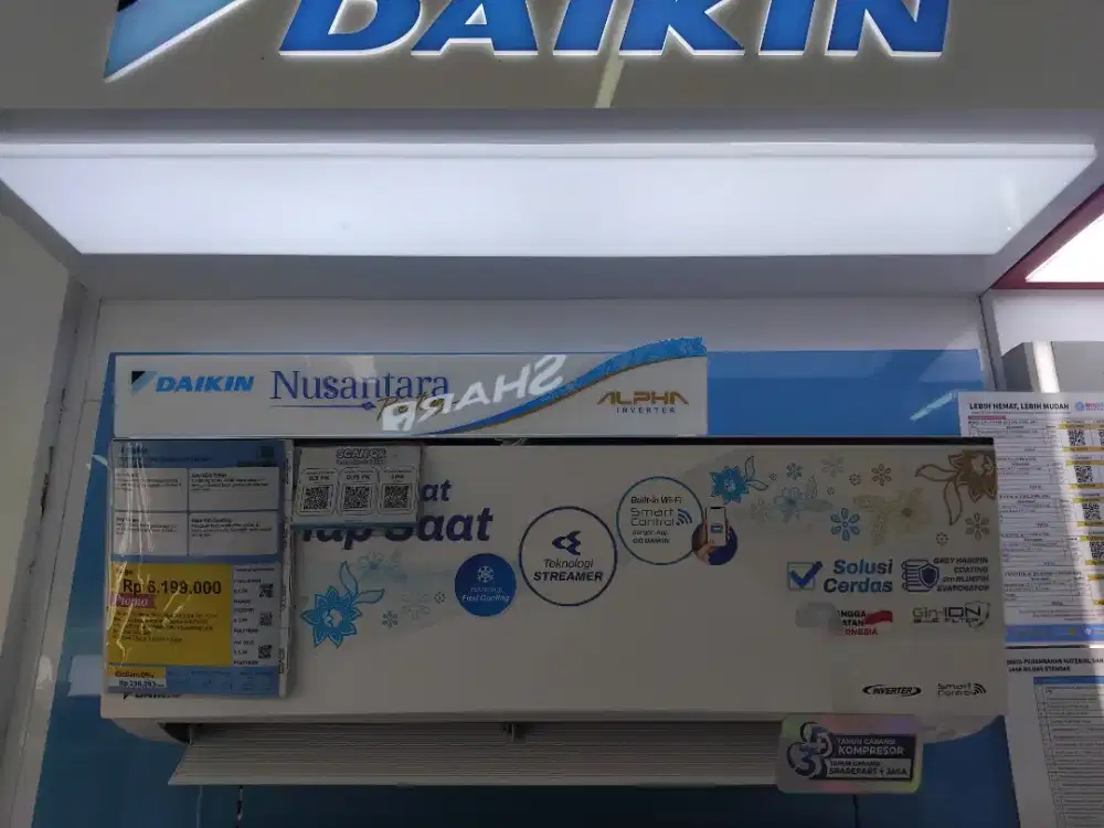 AC Daikin inverter 0.5pk