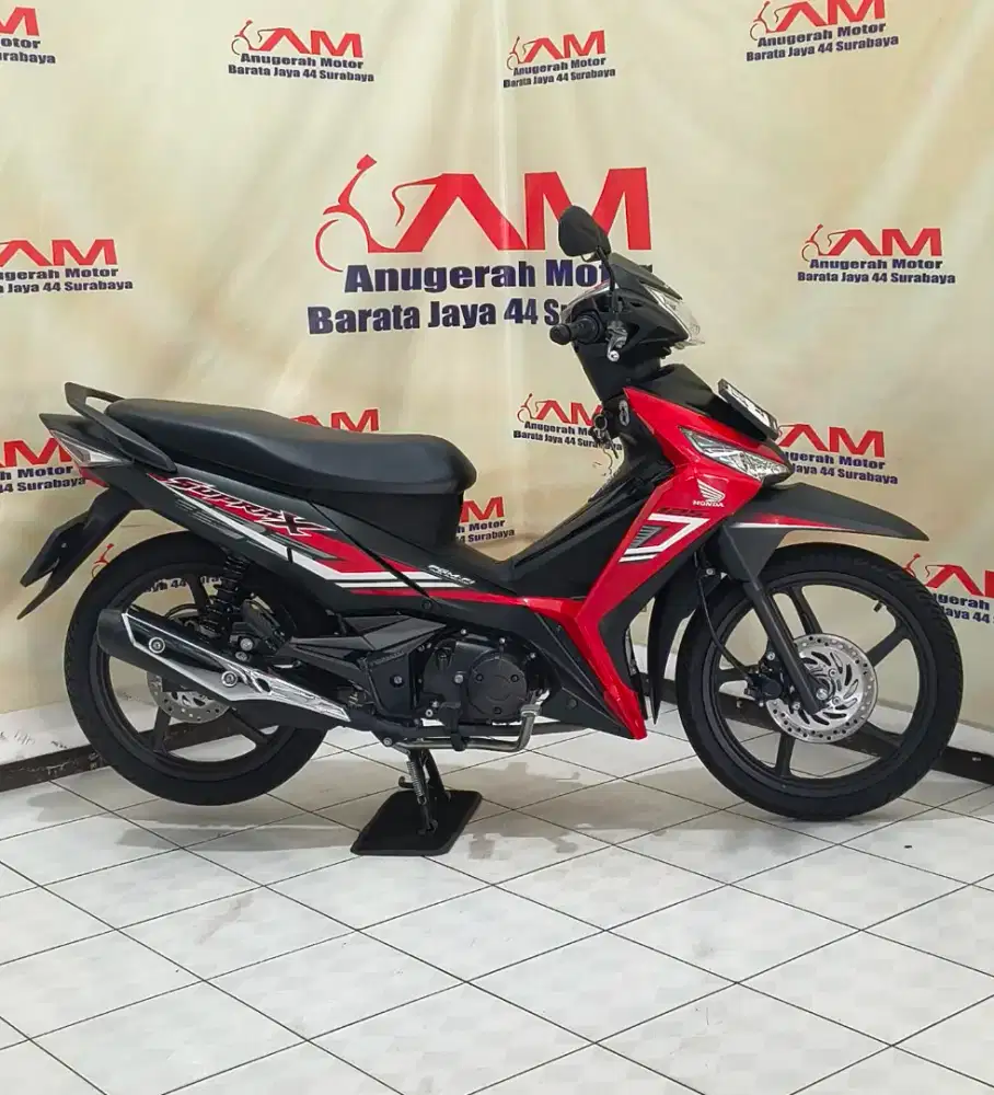 Km 6 Ribu Honda supra x 125 fi Tahun 2024 warna hitam