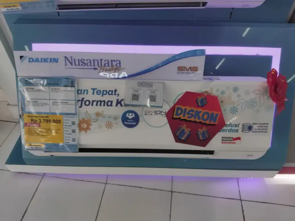 AC Daikin 0.5pk 390watt Standar