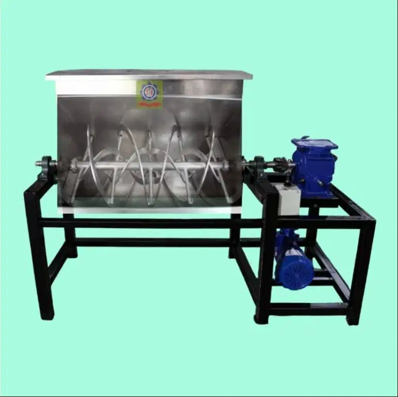 Mesin Mixer Tepung Ribbon Mixer Horizontal