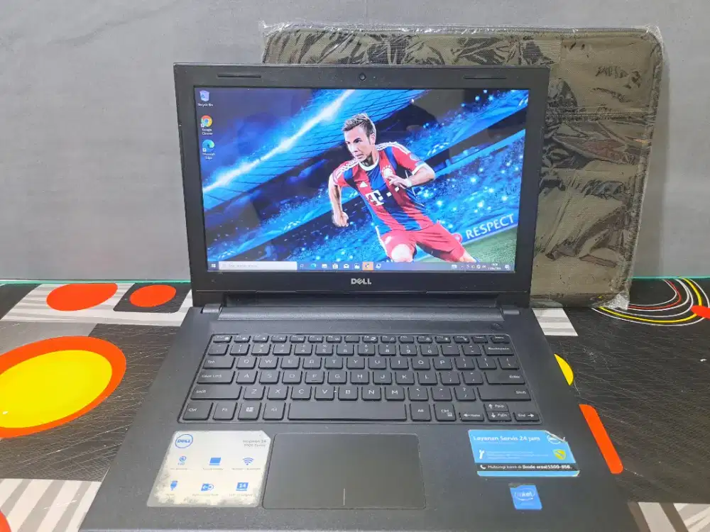 Laptop dell ram 4 hdd 500 gb normal semua