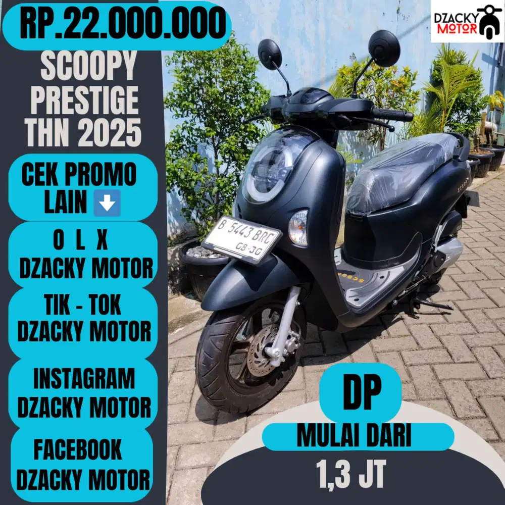 SCOOPY PRESTIGE THN 2025 SECOND LIKE NEW