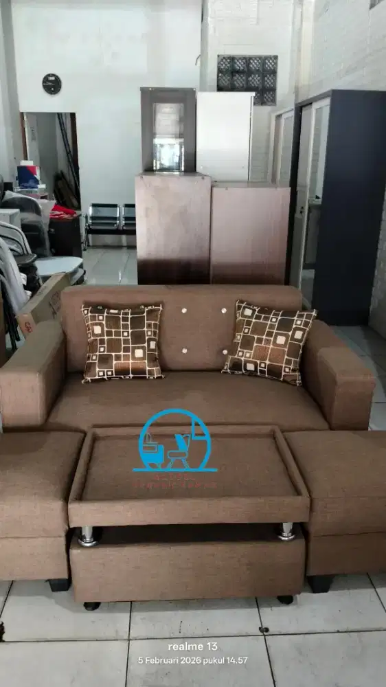 Promo Set Sofa Minimalis Coklat