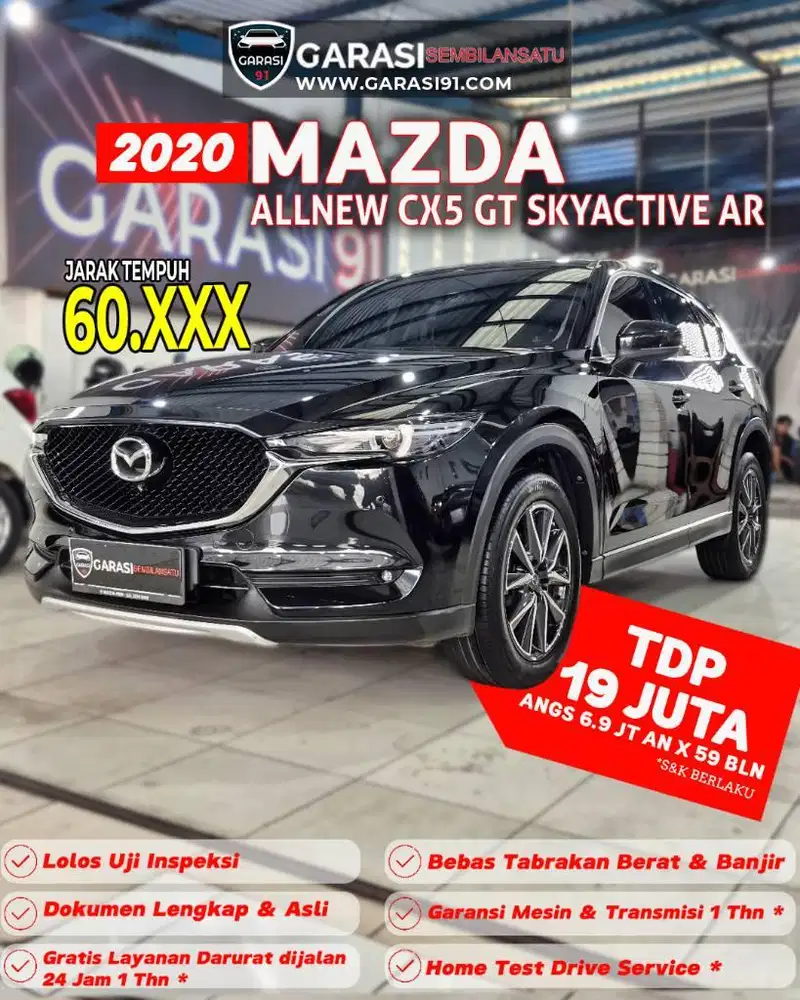 [Tdp 19 jt] ALLNEW MAZDA CX5 GT SKYACTIV 2020/2019/2021