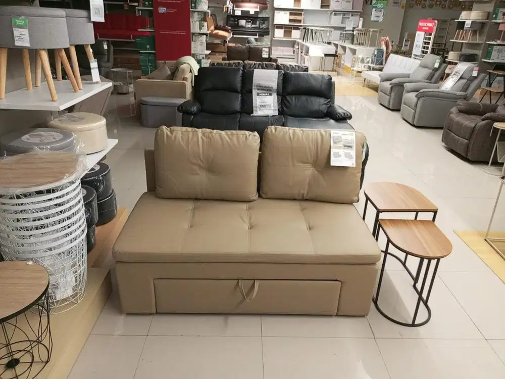 Sofa 2 Seater dengan Penyimpanan