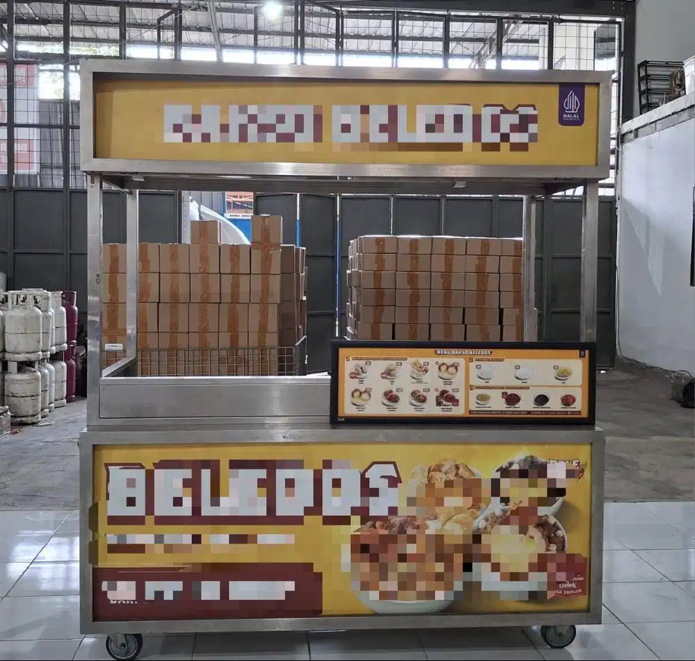 GEROBAK KULINER/BOOTH ALUMUNIUM