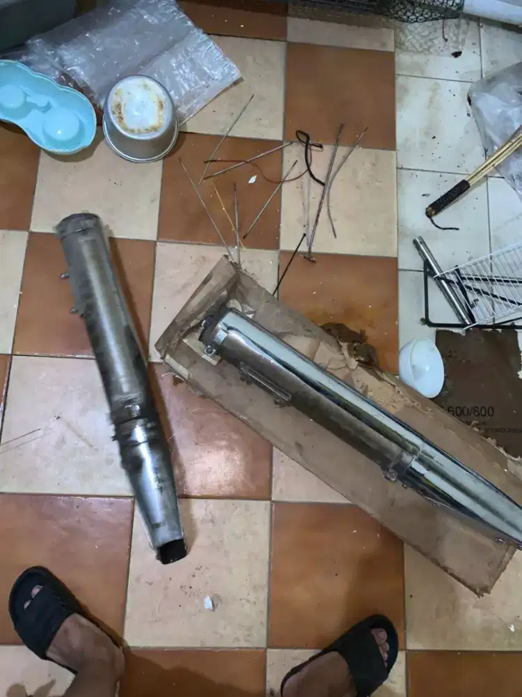 knalpot ori honda valkyrie 6 cilinder 1.600 Cc