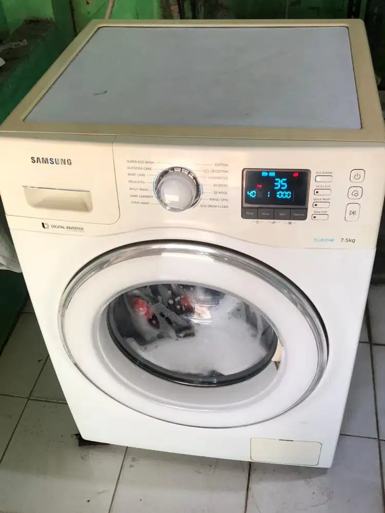 Mesin Cuci Samsung ecobubble 7.5 kilo