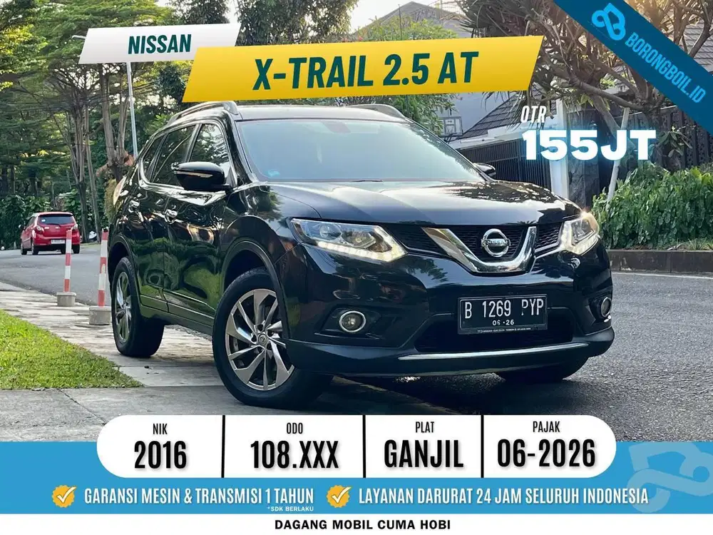 TERMURAH!!XTRAIL 2.5 AT 2016 SIAP PAKAI