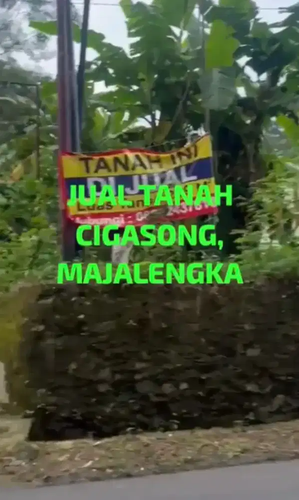 DI JUAL TANAH PINGGIR JALAN