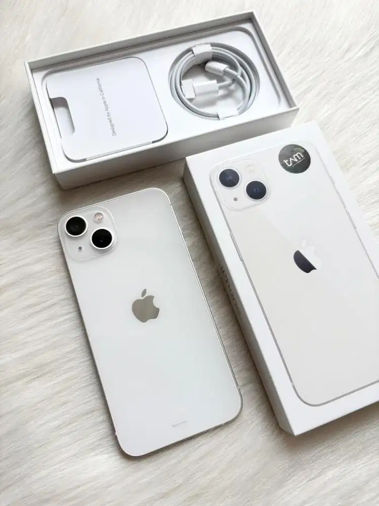 Iphone 13 128gb starlight, resmi iBox (like new)