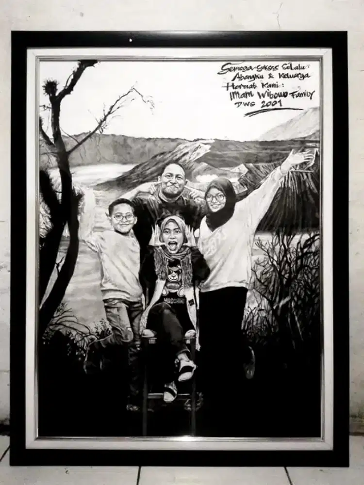 Sketsa Dan Lukisan Kanvas