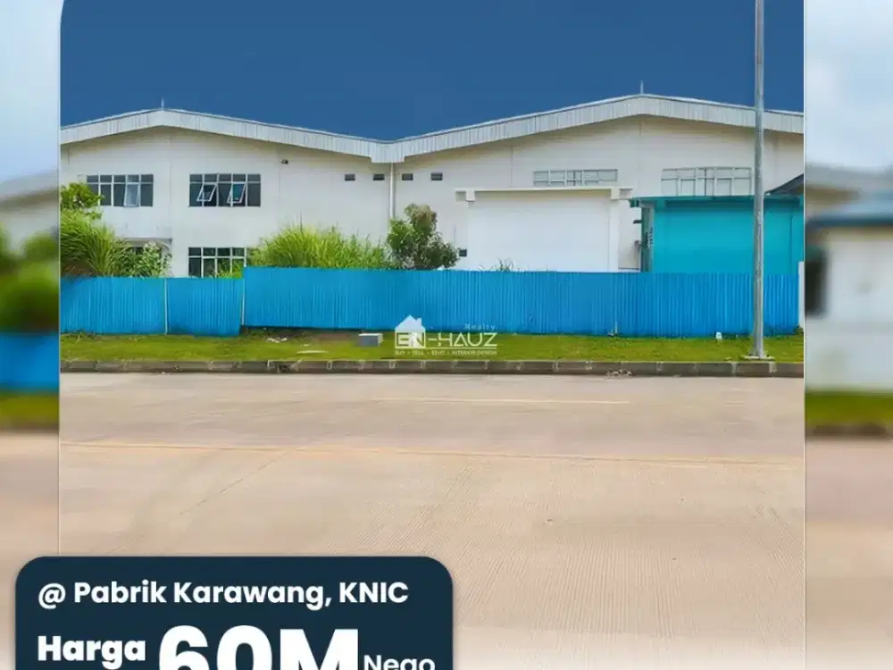 (PLS) DIJUAL PABRIK KARAWANG, KNIC