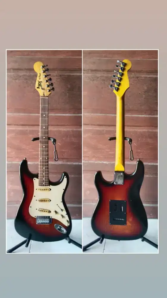 gitar elektrik ori vorg by pearl model strato mantap langka