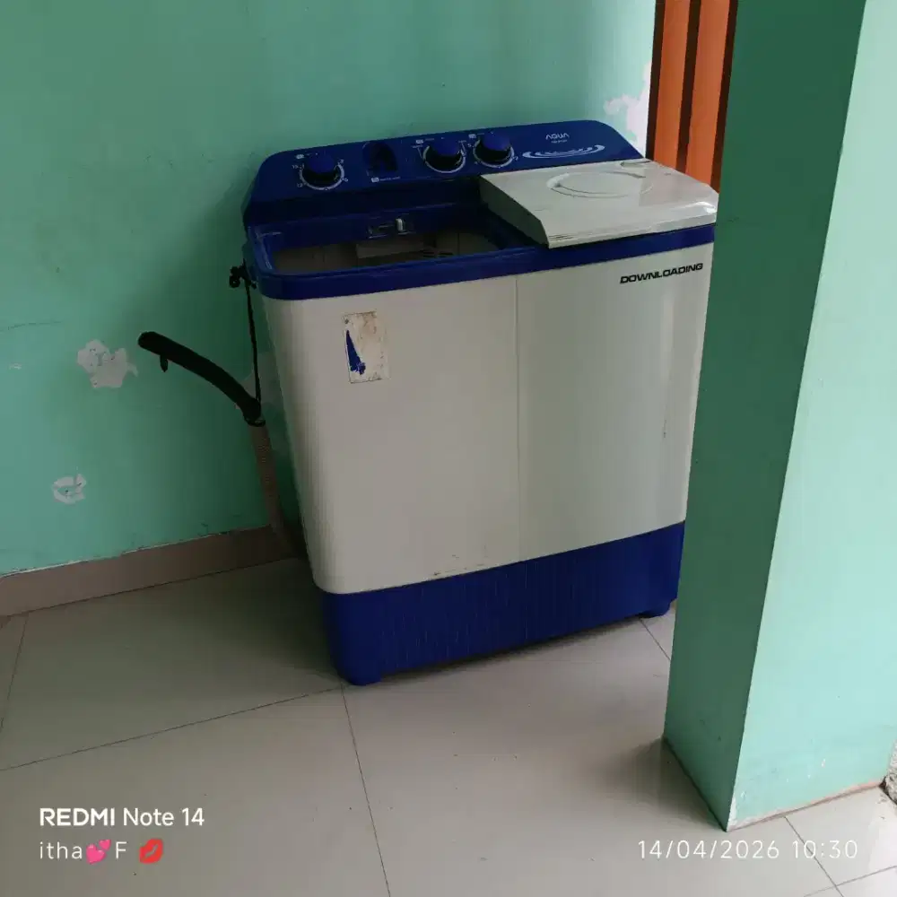Jual mesin cuci merek aqua 2 tabung