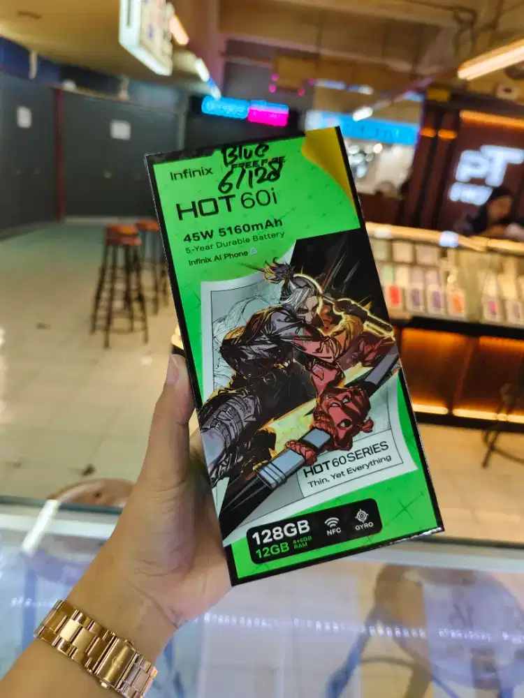 PROMO INFINIX HOT 60i 6/128 NEW GARANSI RESMI