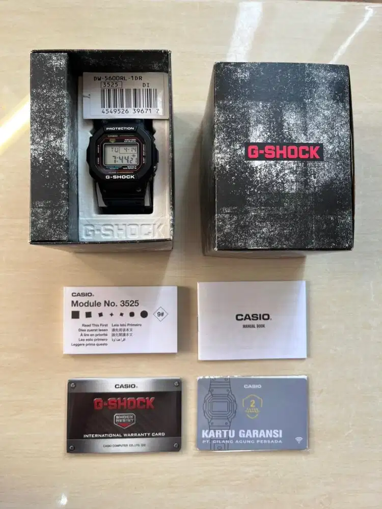 Casio G-Shock DW-5600RL / G Shock DW5600 DW6900 Original Fullset