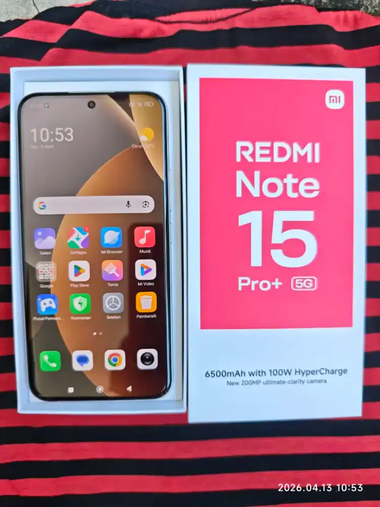 Redmi Note 15 Pro Plus 5G 12/512 Fullset ori segel mulus garansi 2028