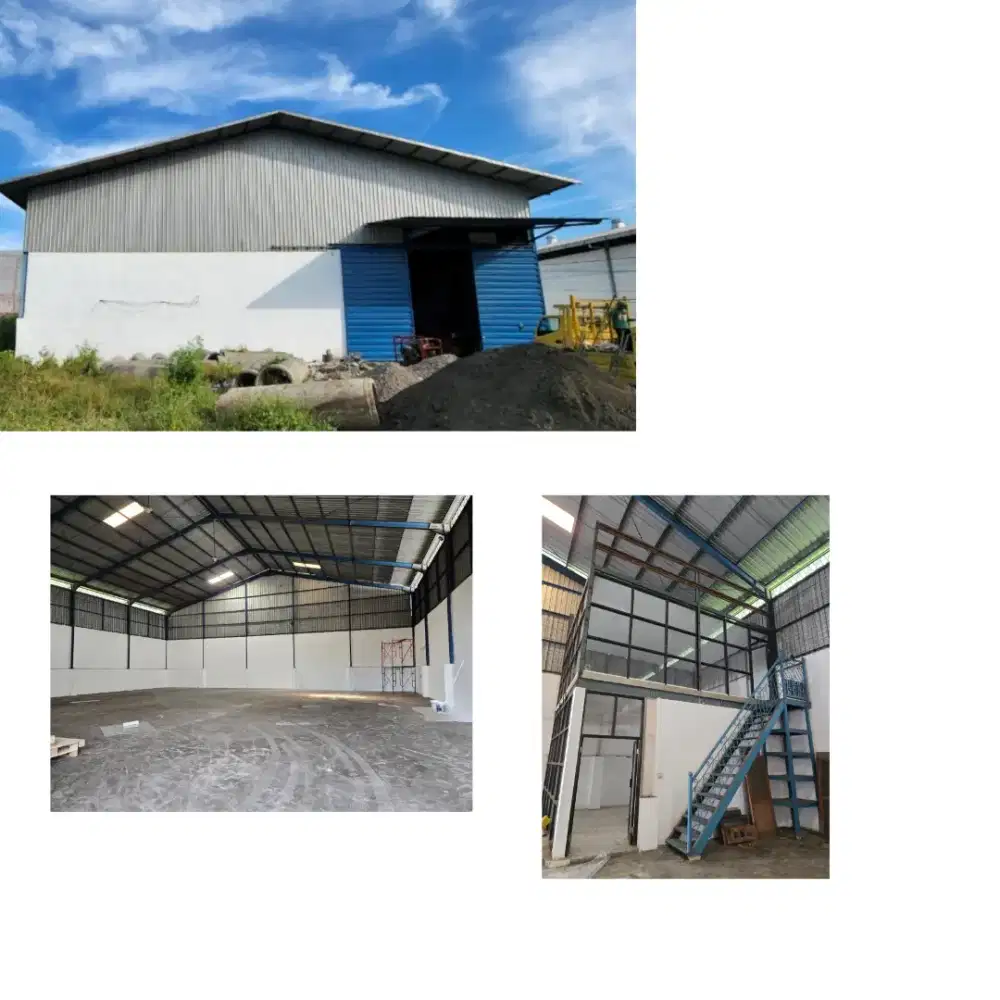 Sewa gudang murah siap pakai, bersih