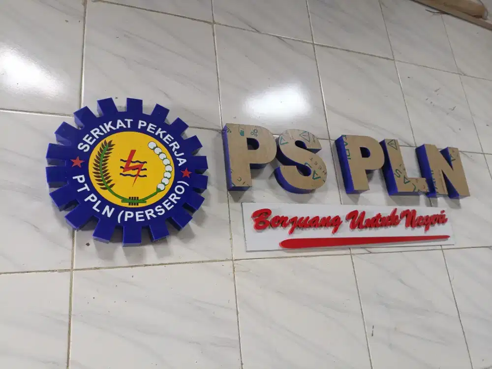 Huruf timbul tidak nyala free disian dan pemasangan