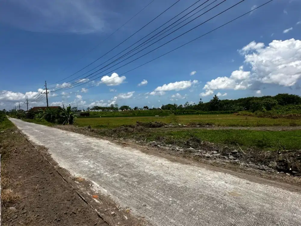 Tanah Jogja Sleman Area Godean BU Belakang Sekolah Al-Azhar