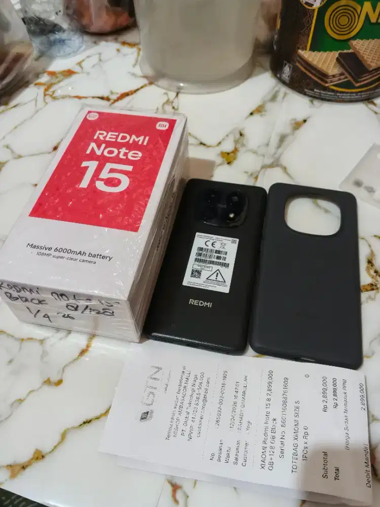Redmi note 15 Ram 8/128gb baru beli kemarin