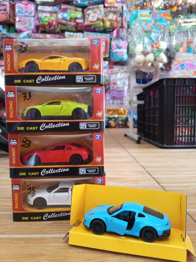 mainan anak diecast mobil