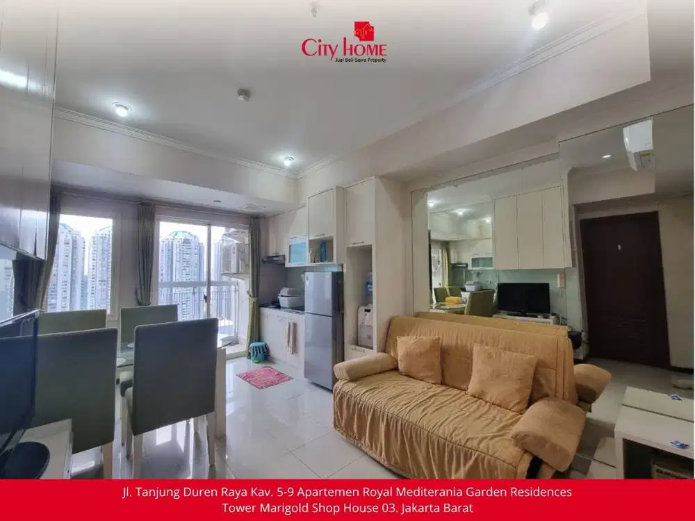 Jual Cepat Apartemen 2+1Br Royal Mediterania Garden Residences