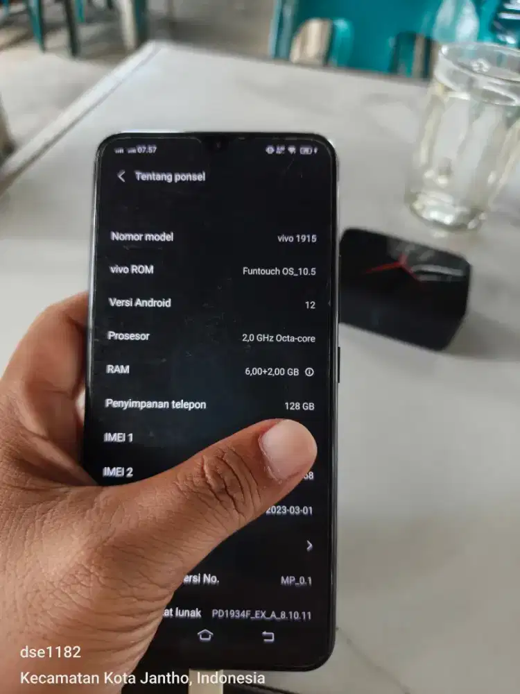 Vivo 1915 ram 8+128gb