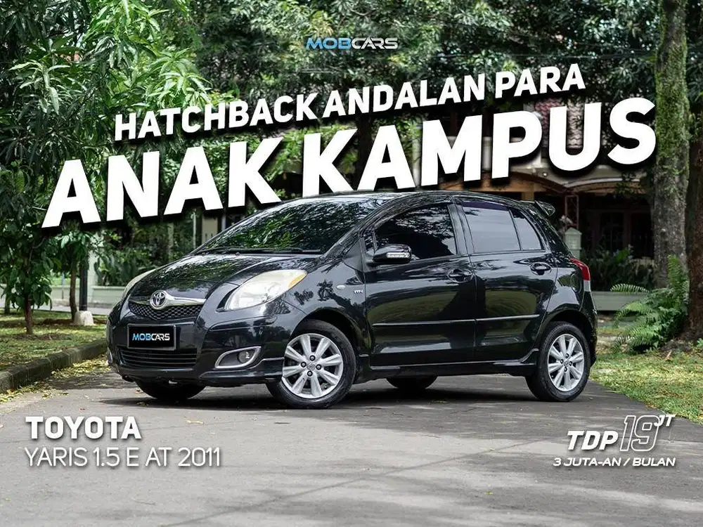 CICILAN 3 JUTAAN !! FREE SMART TV ANDROID YARIS 1.5 E AT 2011 MOBCARS