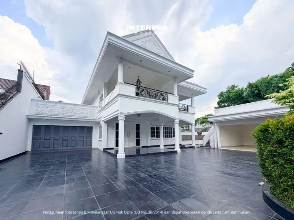 Rumah 2 Lantai Klasik Modern Dijual Kemang Selatan Mampang Prapatan - Luas 973m2