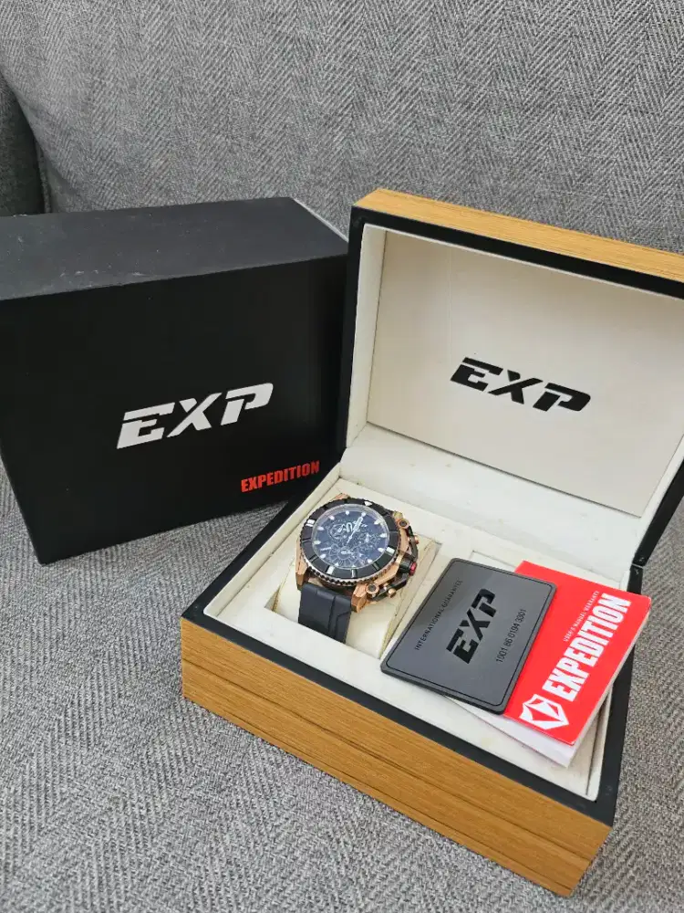 New Bukan Preloved Jam tangan Pria Expedition E 3009m lengkap baru
