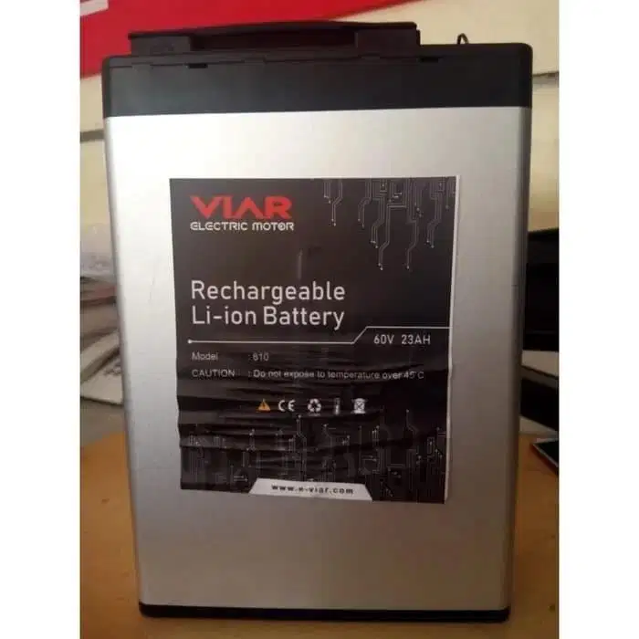 Baterai Lithium Viar Q1 60V 23Ah - Original & New