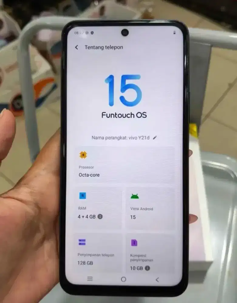 VIVO Y21D RAM 4+4/128
