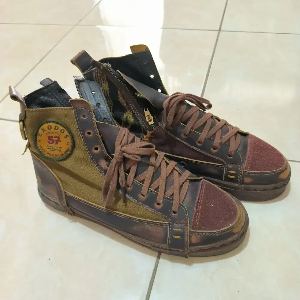 Sepatu kulit exodus 57 original
