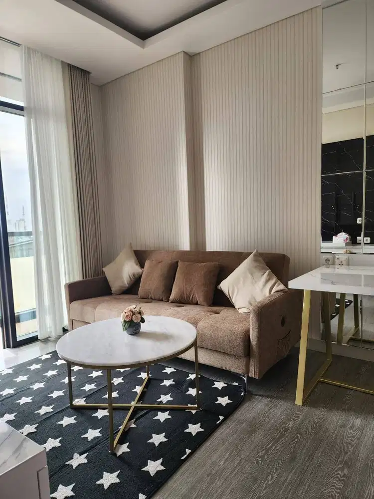 DIJUAL APARTEMEN CIPUTRA WORLD THE VERTU TIPE 1RB INTERIOR MODERN