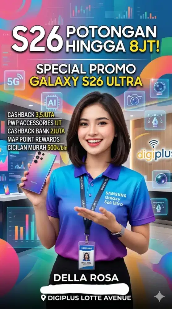 SAMSUNG S26 CICILAN 500K PERBULAN