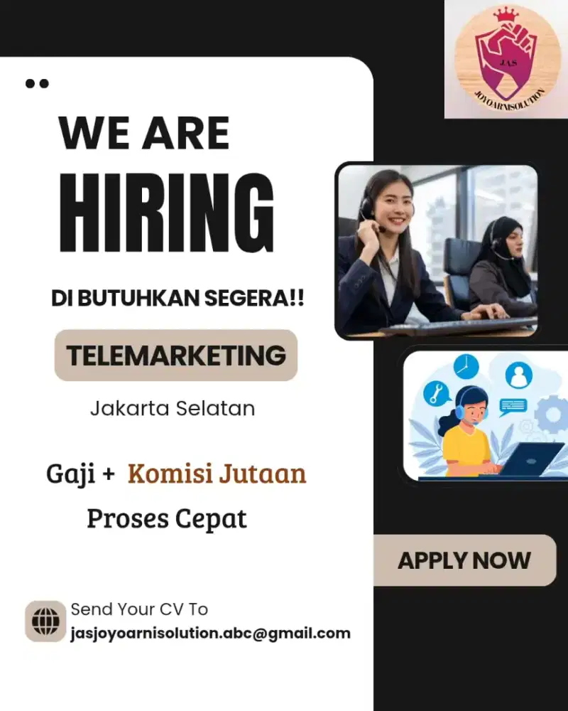Lowongan Tele Marketing