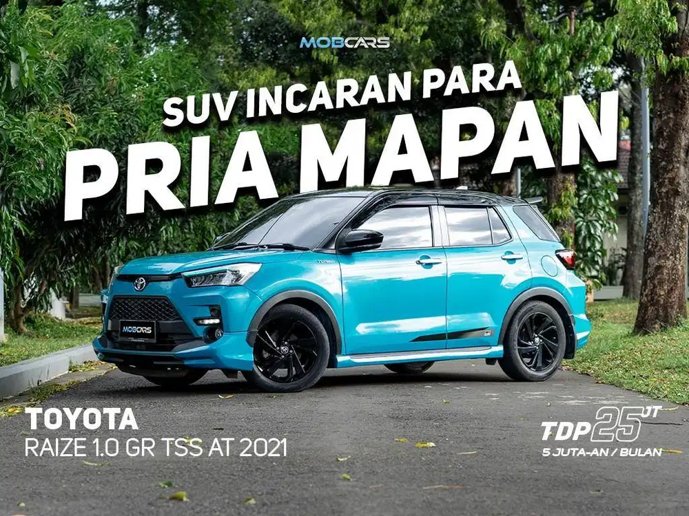 PROMO !! FREE SALDO E-TOLL 1JT !! RAIZE GR TSS 1.0 CVT 2021 MOBCARS