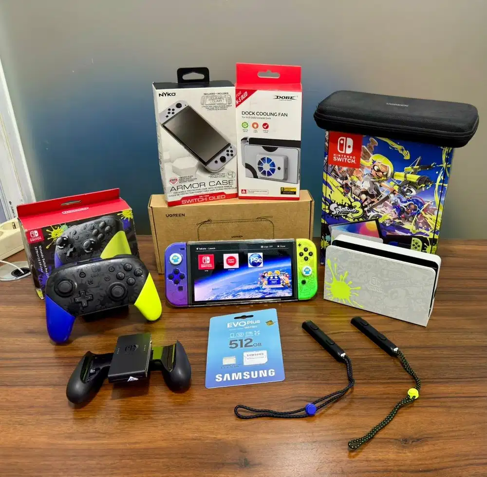 [HOT PROMO COD] - Nintendo SWITCH OLED 512 GB + PRO CONTROLER ORIGINAL