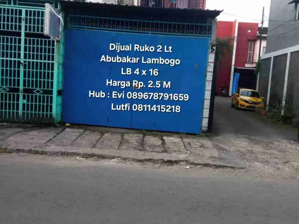 Dijual Ruko 2 Lt di Jl. Abubakar Lambogo Makassar