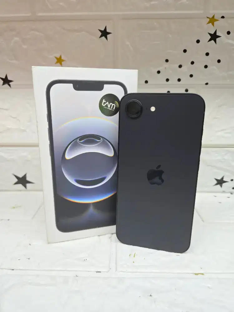 Iphone 16E black 512gb second resmi