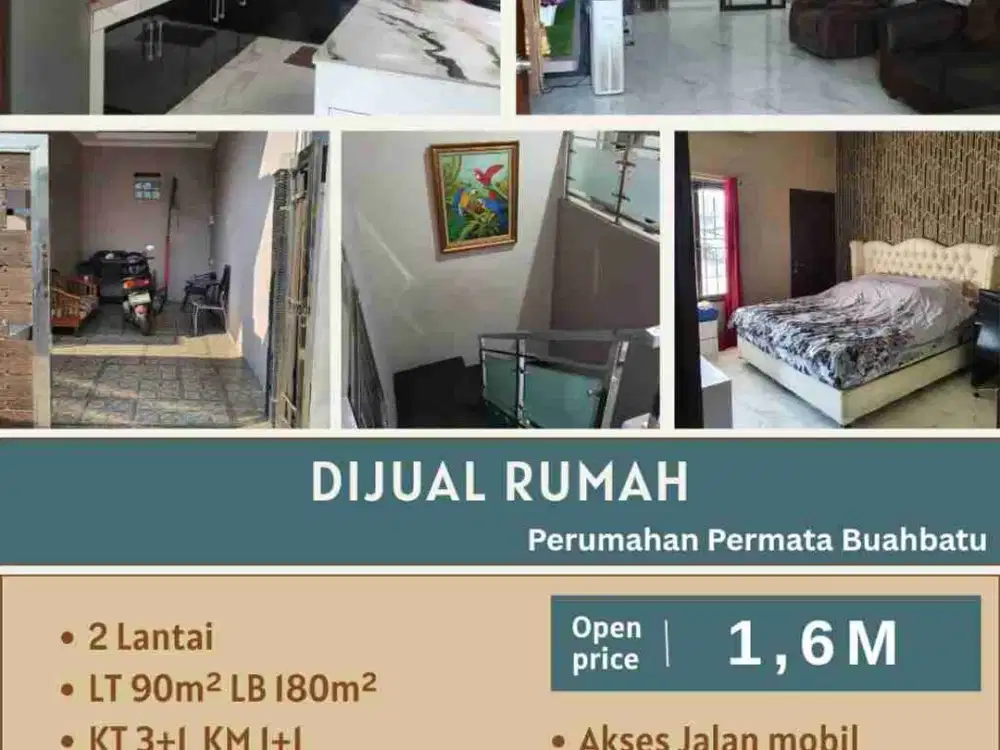 Dijual cepat rumah siap huni di Perumahan Permata Buahbatu 2