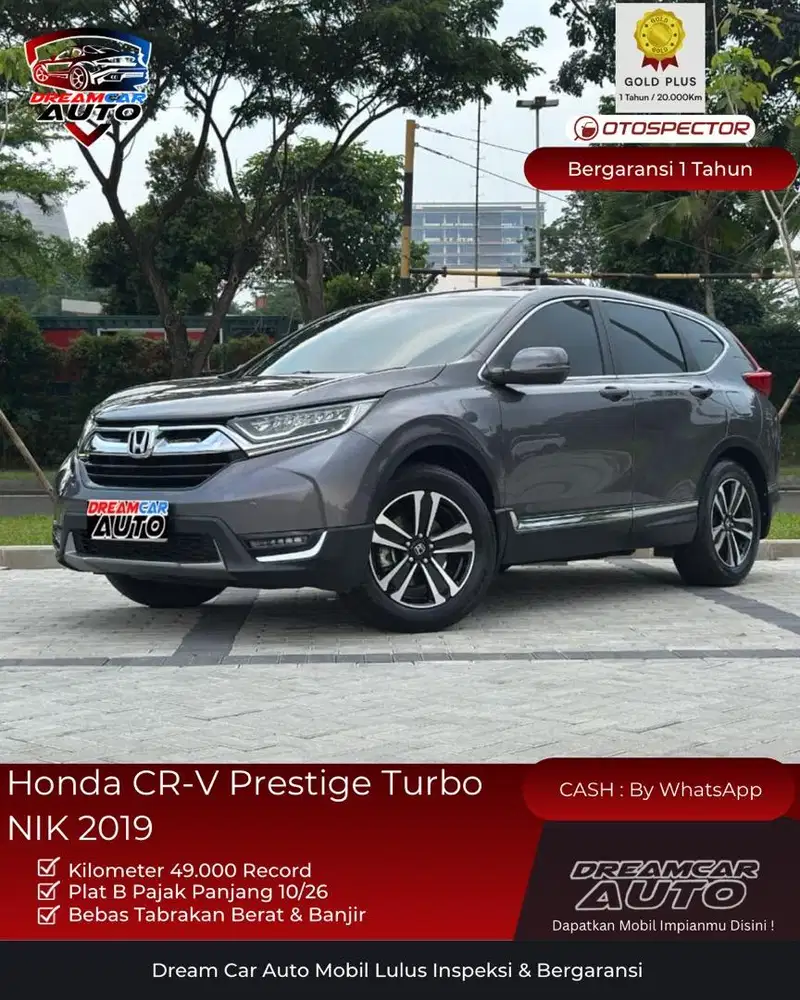 [ LOW KM ] Honda CR-V CRV 1.5 Turbo Prestige 2019 panoramic sunroof