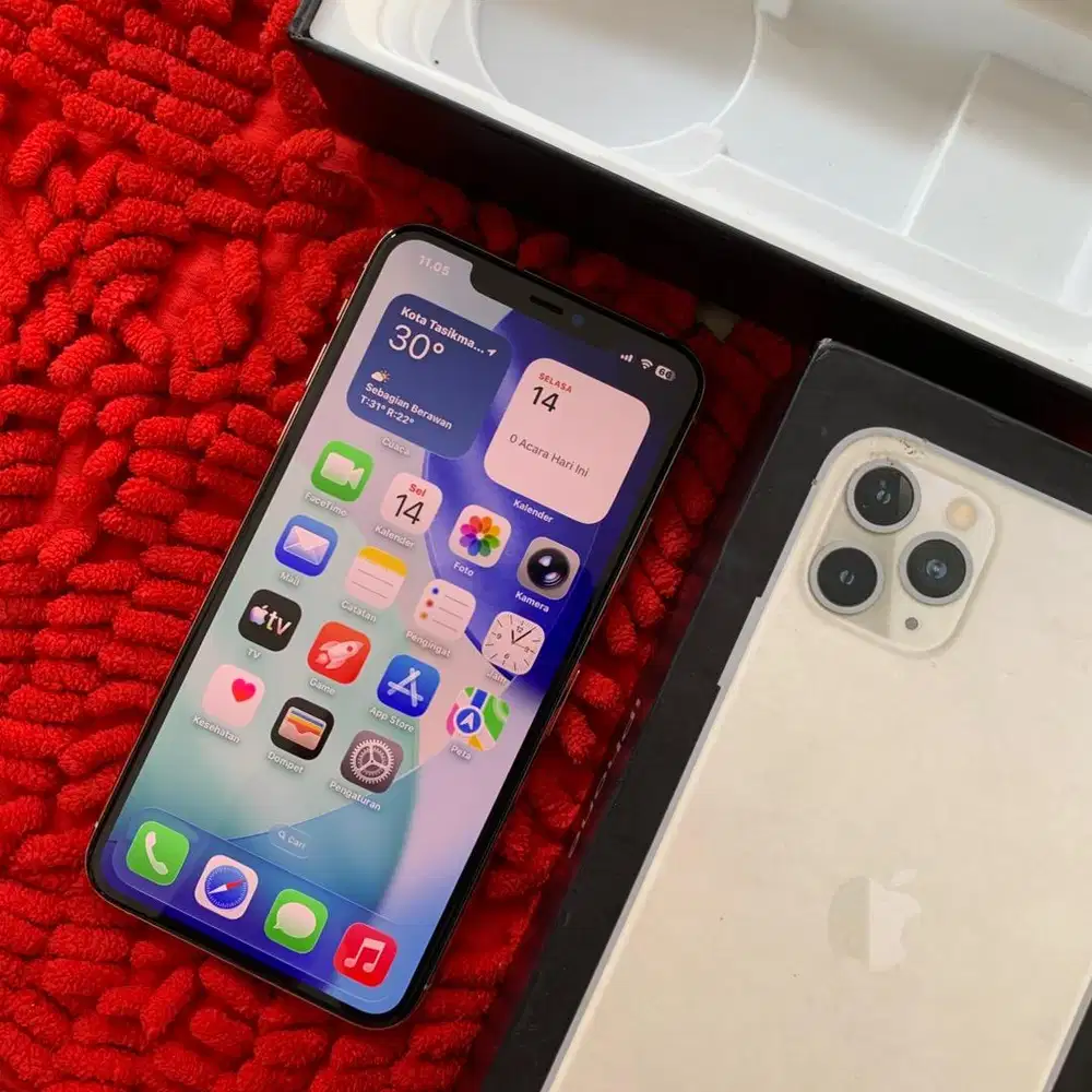 IPhone 11 promax 64GB ID/A Jaringan all Operator