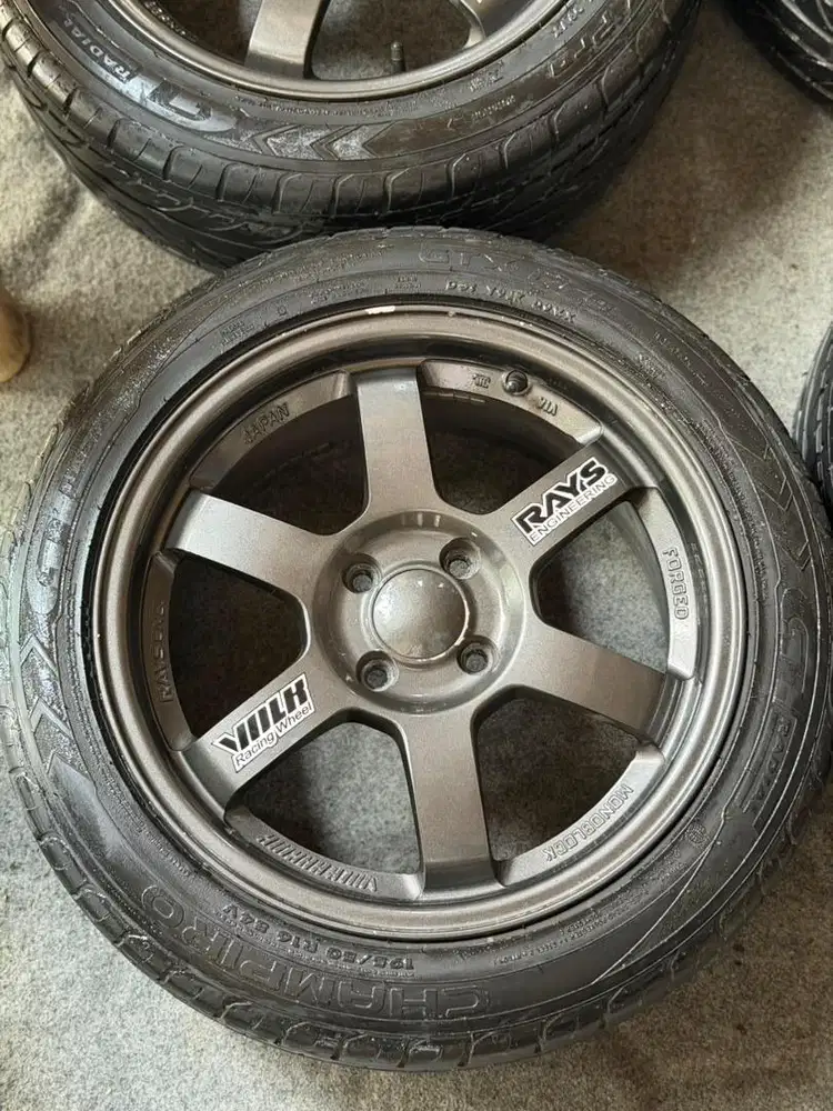 Velg TE37 Gun Metal Ring 16