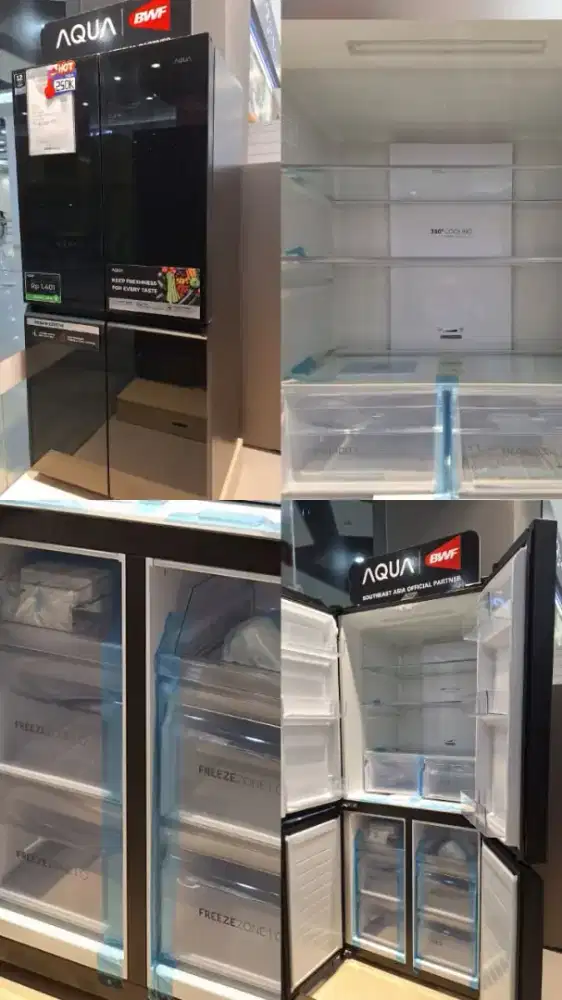 KULKAS AQUA 546RBG