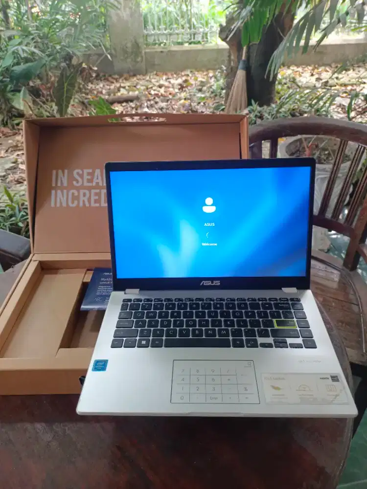 Laptop Asus E410M Celeron 4020 Ram 4gb Ssd 512gb Fulset nominus NETT