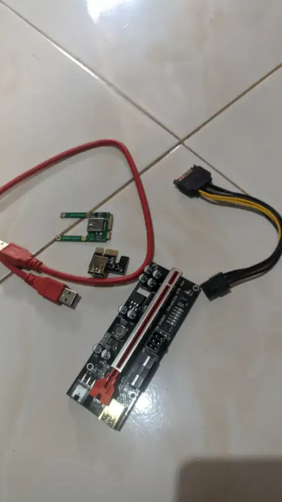 Riser PCie untuk VGA card, 1x to 16x usb 3.0 good quality